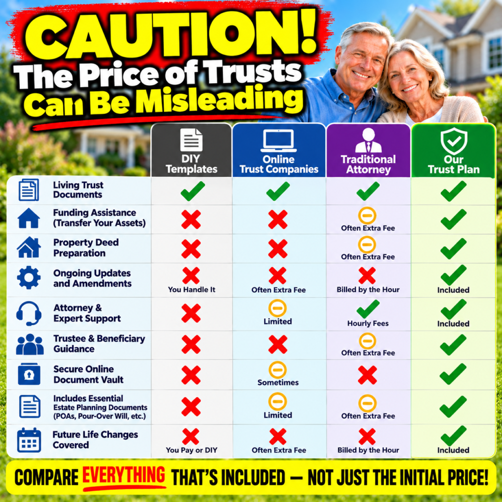 Living-Trusts-Comparison-Warning